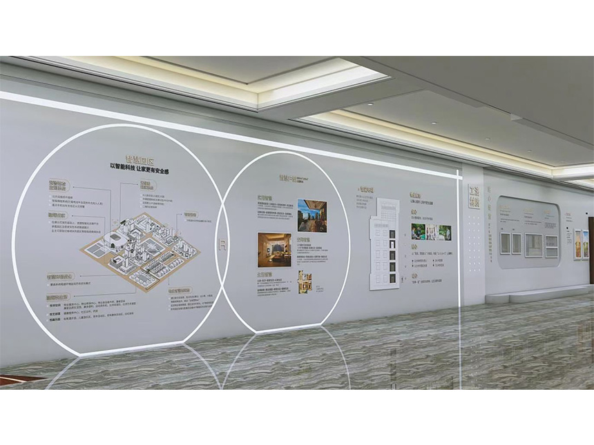 公司展廳設(shè)計與制作，企業(yè)展廳制作，室內(nèi)展廳設(shè)計制作(圖2)
